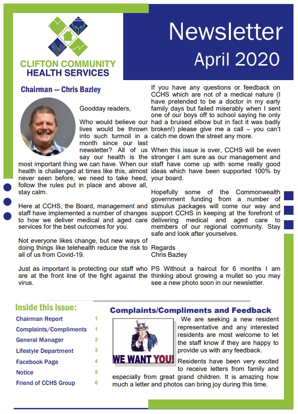 April Newsletter