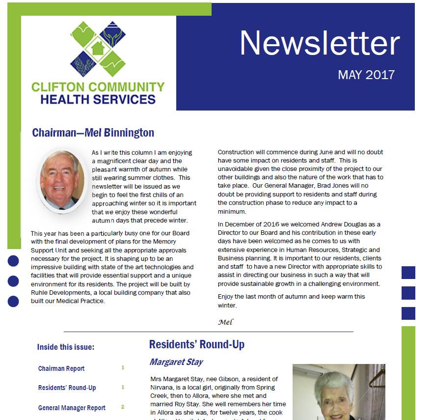 May Newsletter