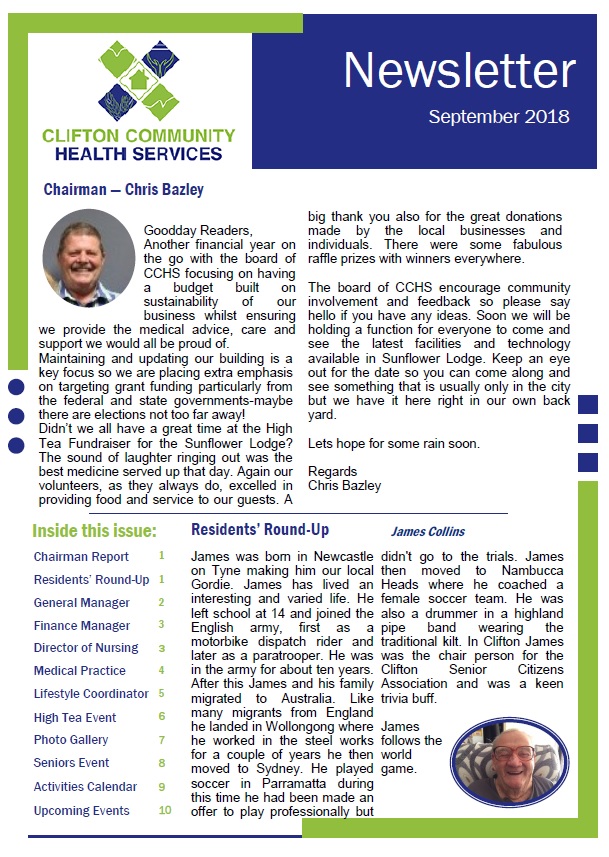 September Newsletter